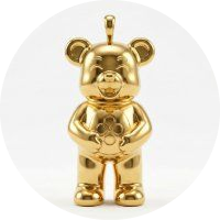 Золотая подвеска на удачу 585 пробы