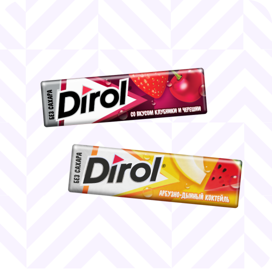 Жевательные резинки Dirol
